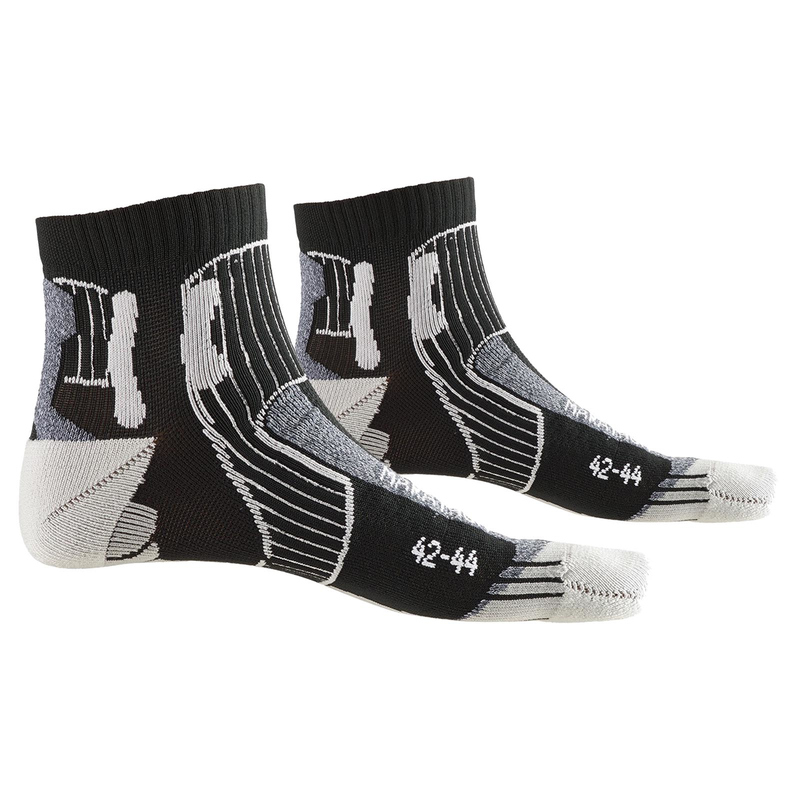 Термоноски для бега X-Socks Marathon Energy Opal Black / Pearl Grey