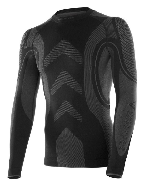 Термофутболка Brubeck Webster Function unisex черный