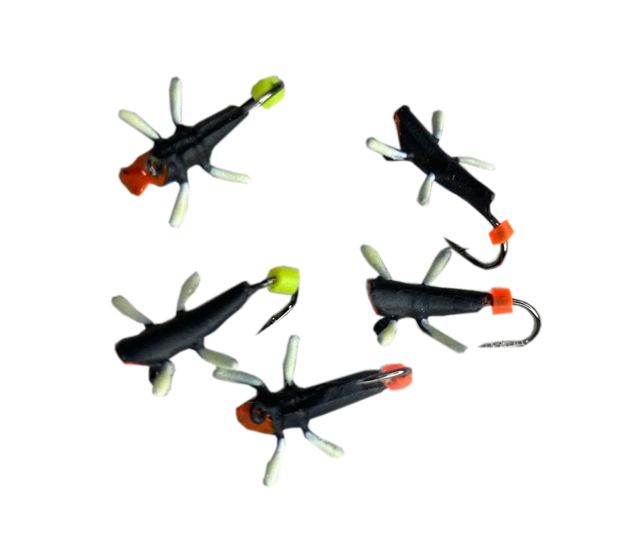 Набор мормышек Жук-уралка 5 шт. 0,3 грамма вольфрам