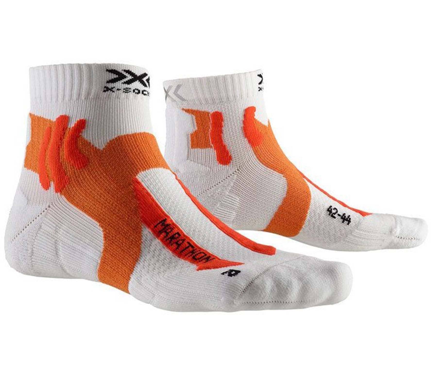 Термоноски для бега X-Socks Marathon Orange White