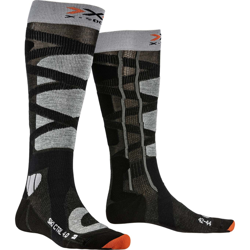 Термоноски X-Socks Ski Control 4.0 Anthracite Melange/Stone Grey Melange