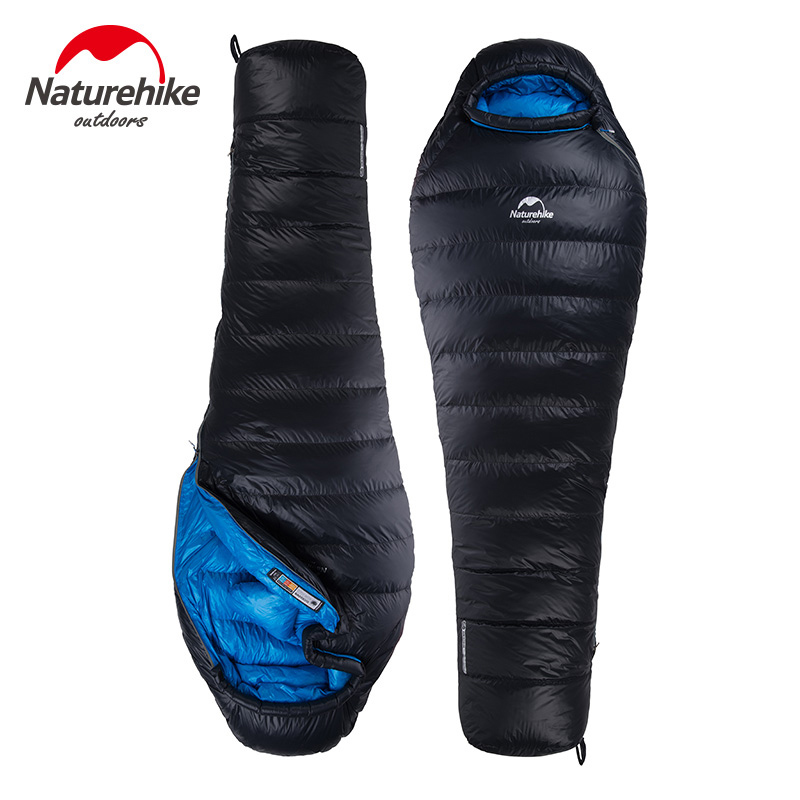 Спальный мешок Naturehike NH15D800-K NH01 1000g Black & blue