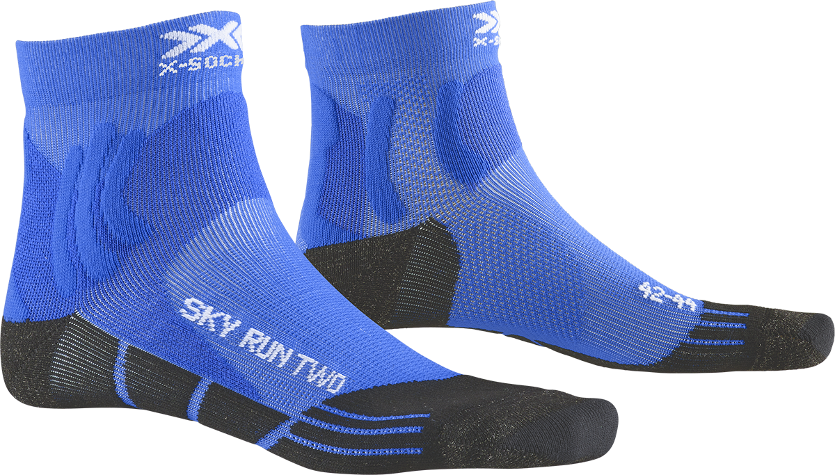 Термоноски для бега X-Socks Sky Run Two Twyce Blue/Anthracite
