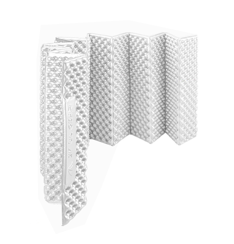 Сверхлегкий коврик усиленный 3F UL Gear Folding sleeping met 530 серебристый