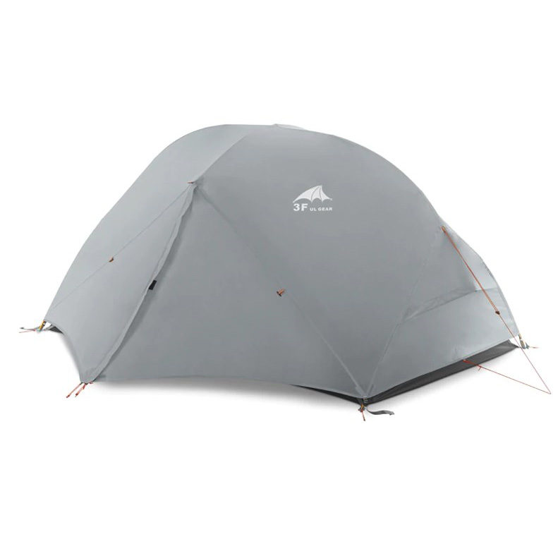 Палатка туристическая 2 местная двухслойная водонепроницаемая 3f Ul Gear 210T, всесезонная серая