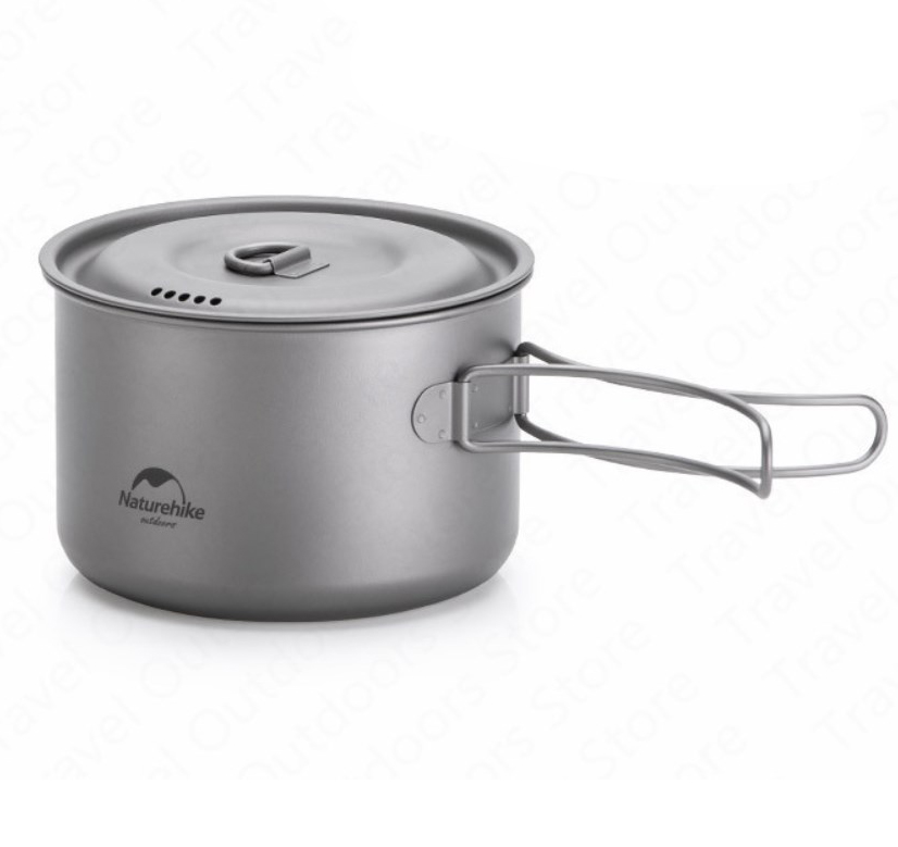 Титановый котелок TDG01 NH18T101-A 800 мл