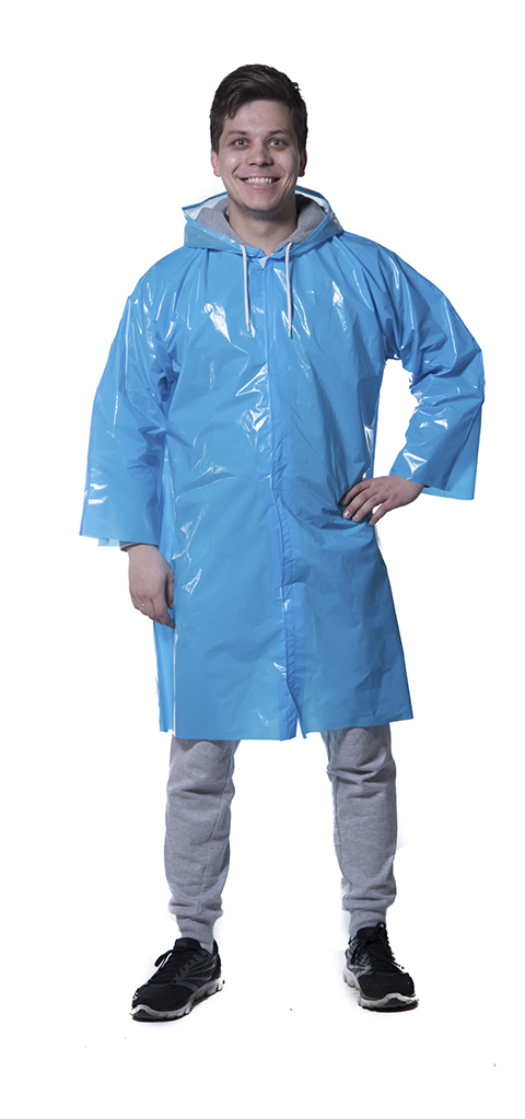 Плащ-дождевик 'Люкс" цвет голубой