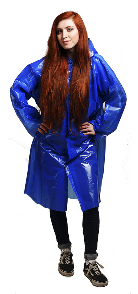 Плащ-дождевик 'Люкс" цвет синий