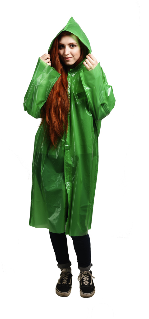 Плащ-дождевик 'Люкс" цвет зеленый