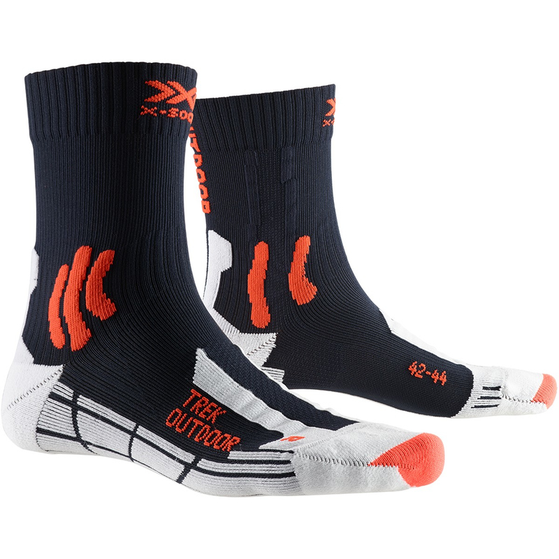 Термоноски X-Socks Trek Outdoor Midnight Blue / Kurkuma Orange