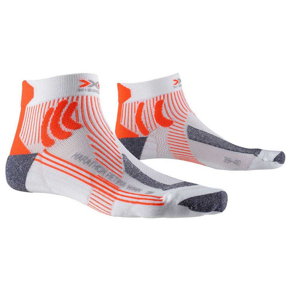 Носки для бега X-Socks Marathon Retina 4.0 White/Orange