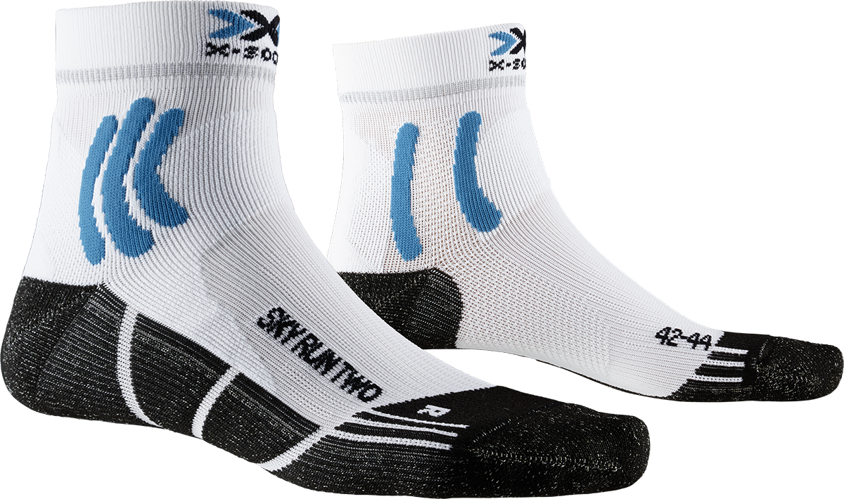 Термоноски для бега X-Socks Sky Run Two Arctic White / Opal Black