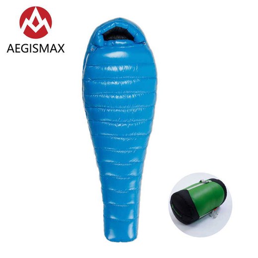 Спальный мешок Aegismax D2 L blue