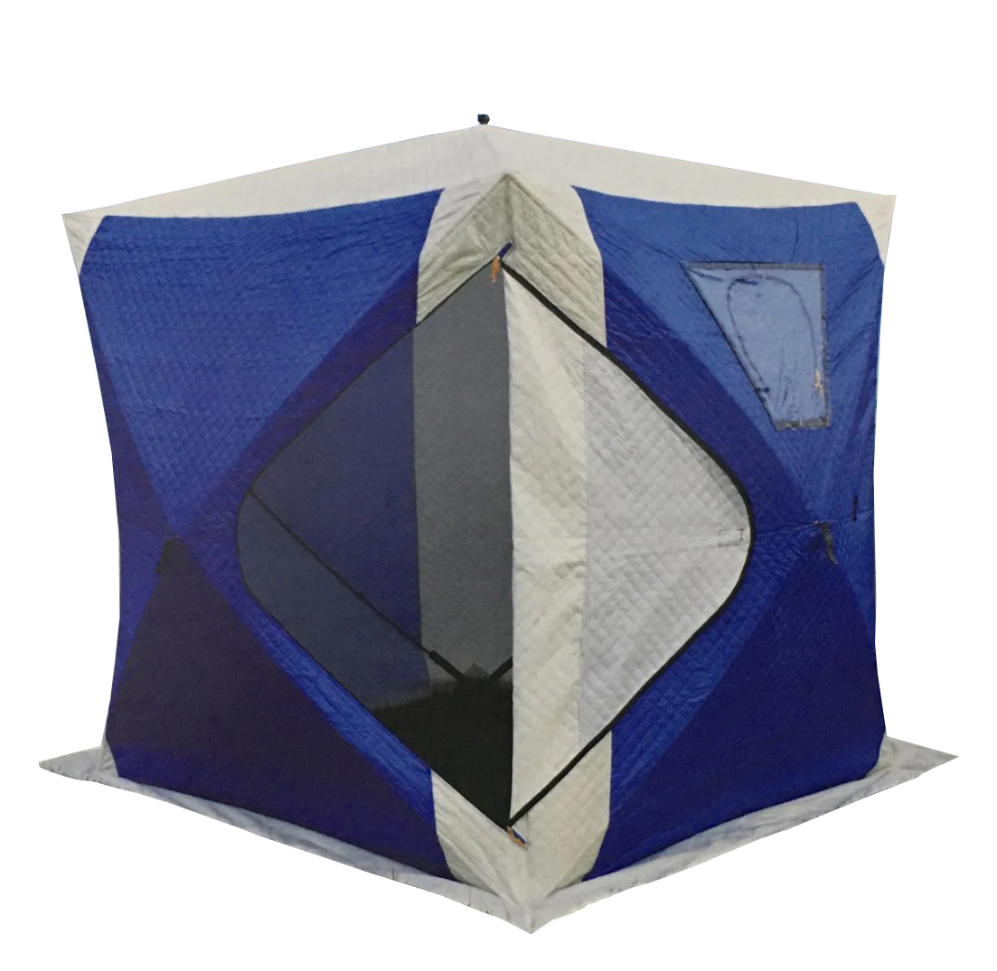 Палатка-куб для зимней рыбалки утепленная Coolwalk 1622A 2,2х2,2х2,35 м