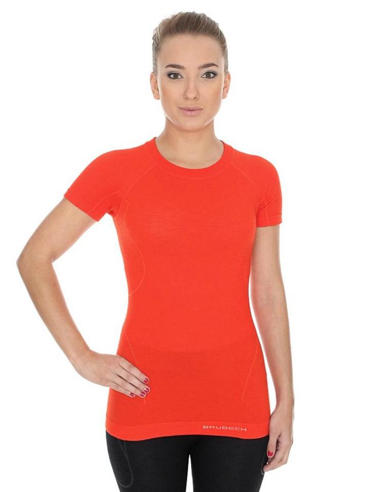 Футболка женская Brubeck Active Wool с коротким рукавом