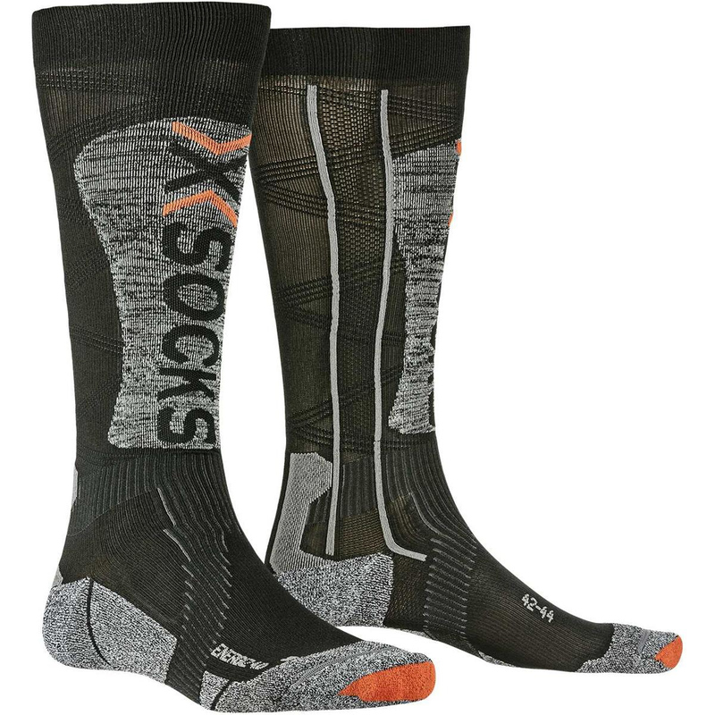 Термоноски X-Socks Ski Rider 4.0 Stone Grey/Melange Blue