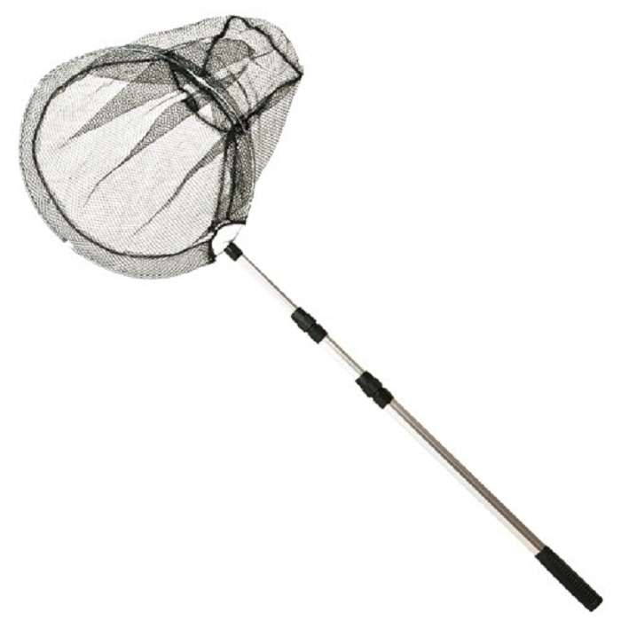 Подсачек круглый телескопический до 2 метров диаметр 50 см.