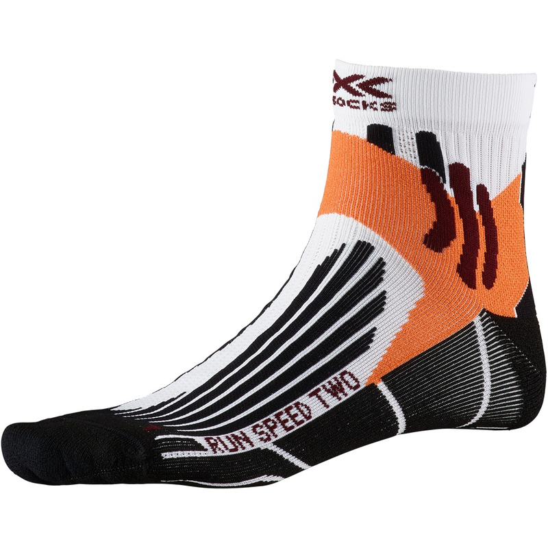 Термоноски для бега X-Socks Run Speed Two Arctic White / Opal Black