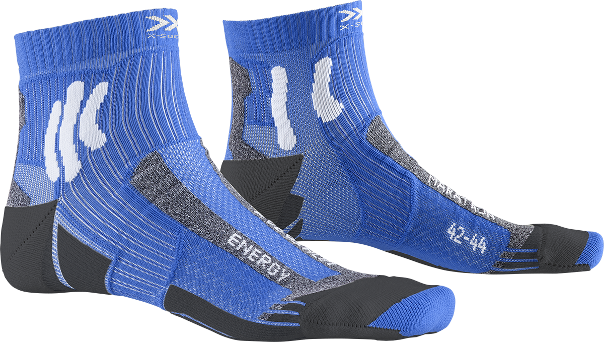 Термоноски для бега X-Socks Marathon Energy Twyce Blue/Anthracite