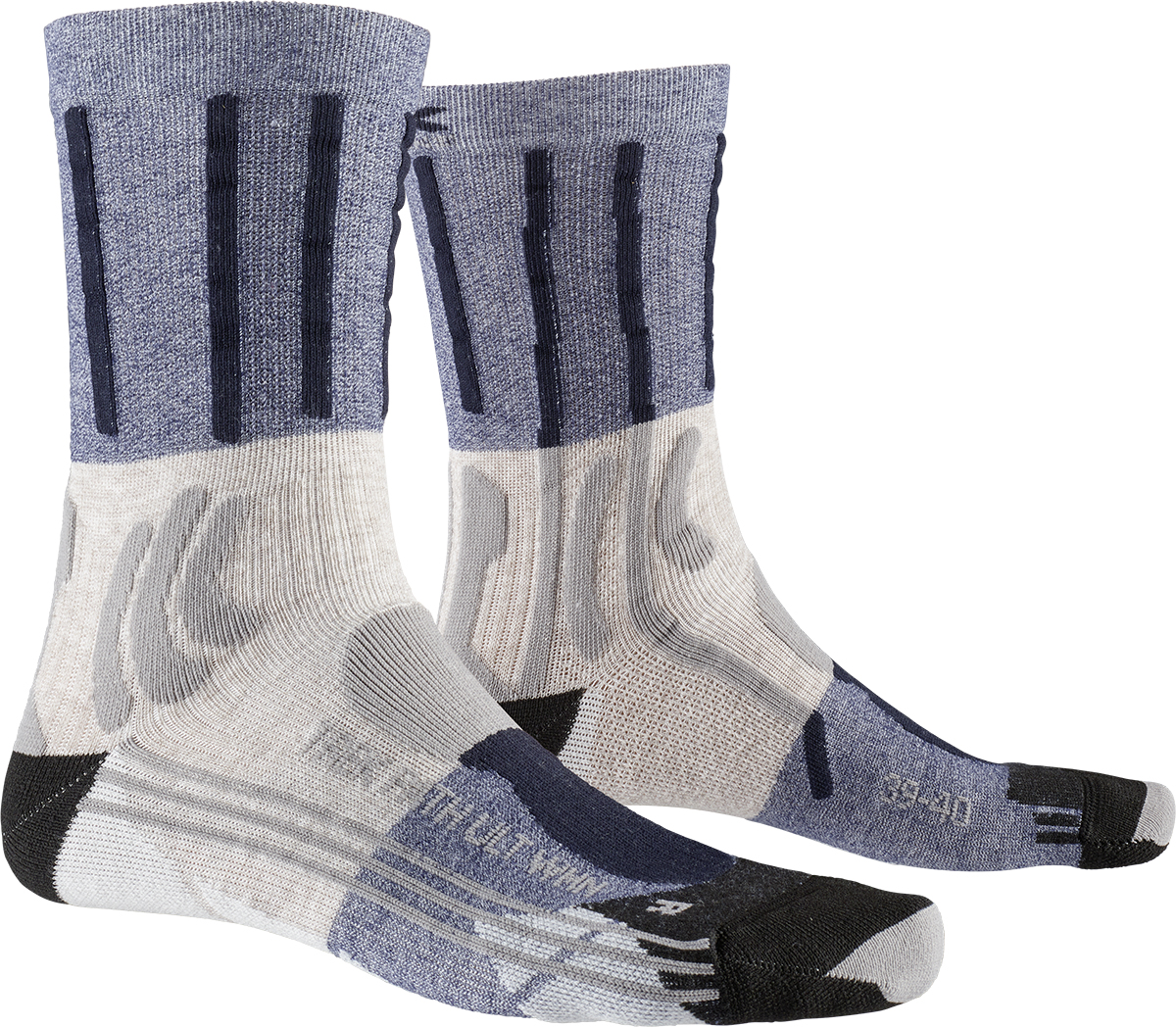 Термоноски женские X-Socks Trek Path Ultra Lt Sand Beige / Midnight Blue