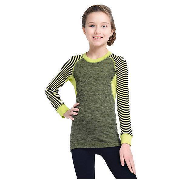 Подростковая футболка Norveg Climate Control  лайм