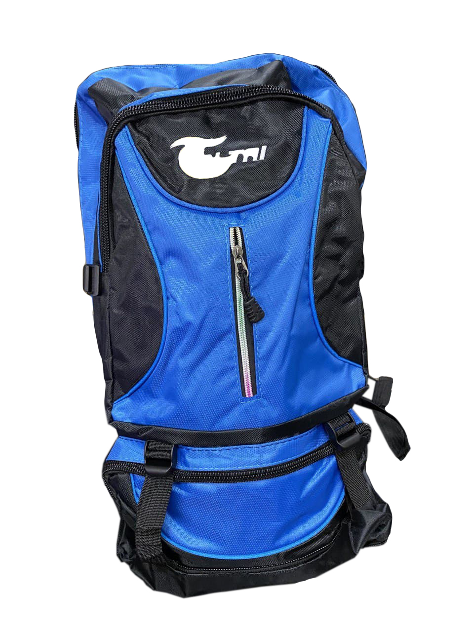 Рюкзак туристический 80 литров цвет черно-синий