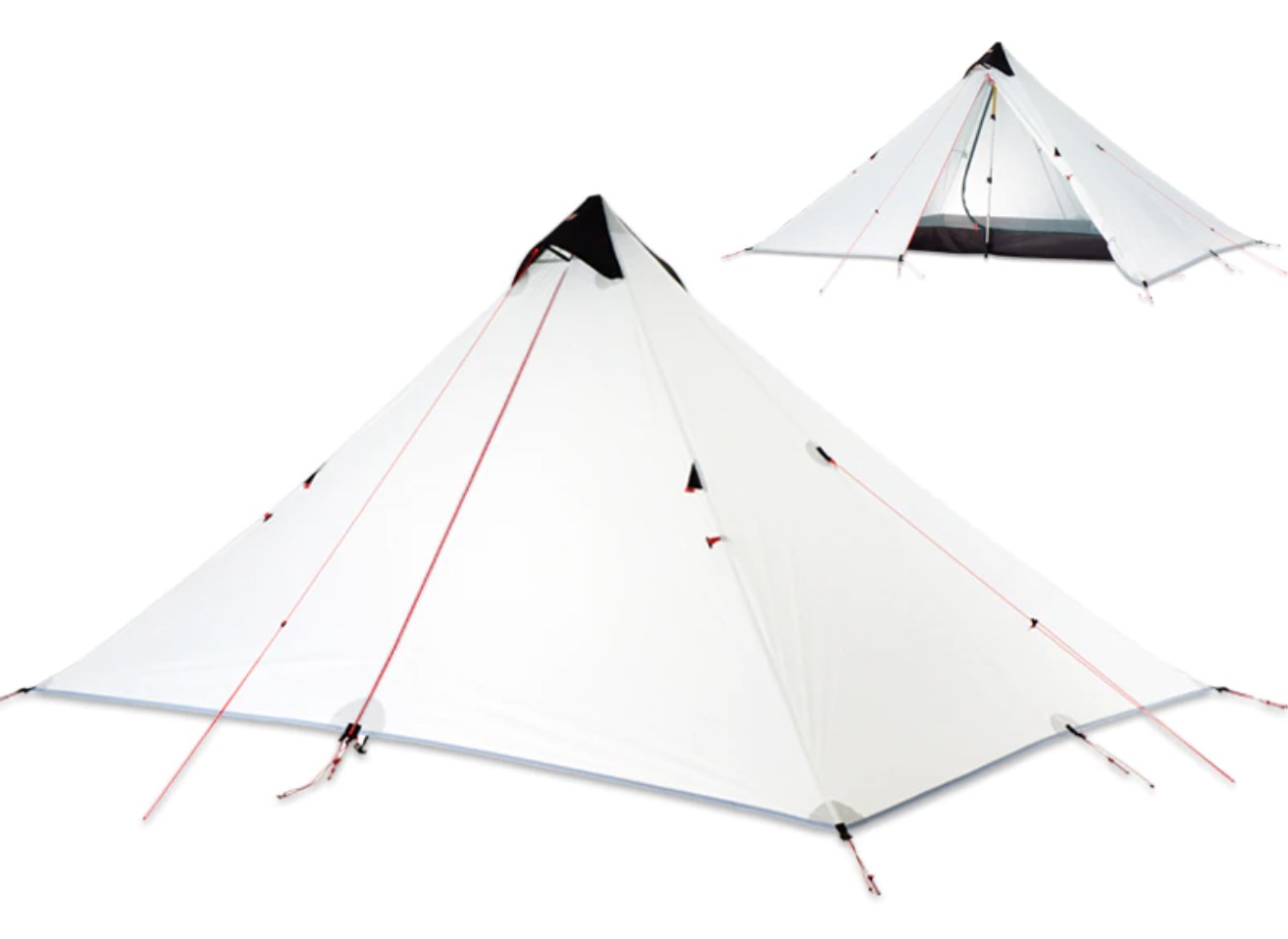 Палатка 3fUlGear Pisa белая