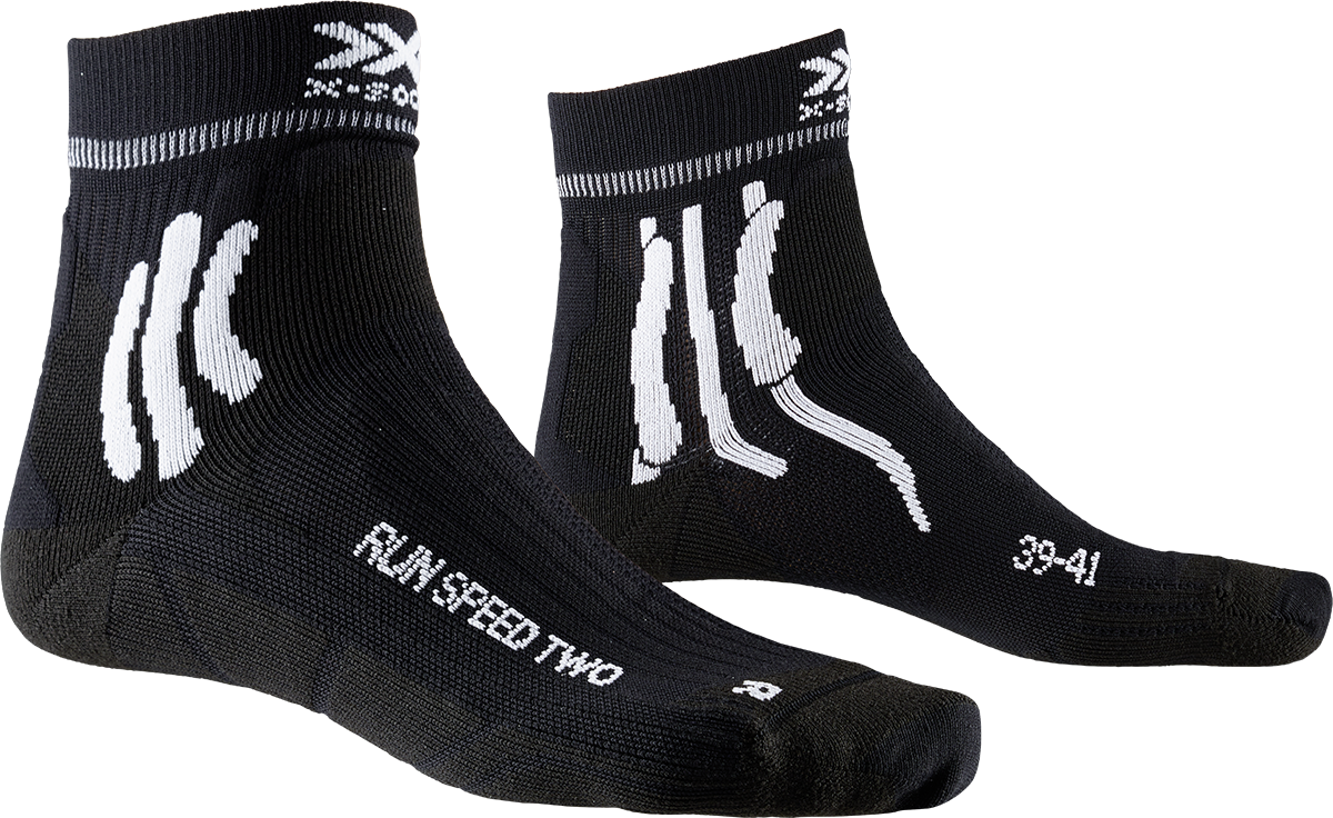 Термоноски для бега X-Socks Run Speed Two Arctic White / Opal Black