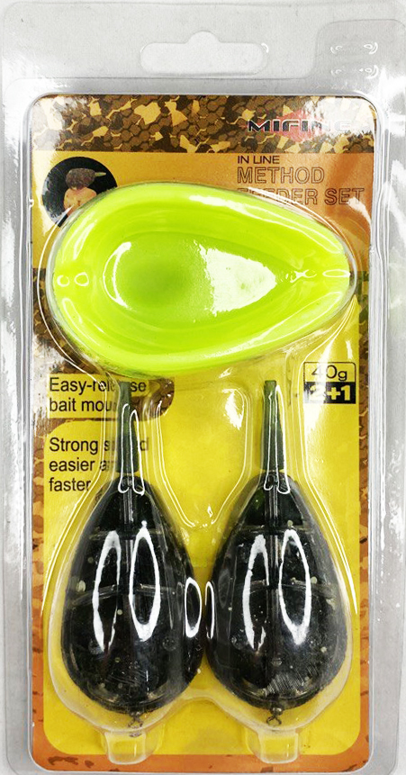 Набор методных кормушек 2*40гр + форма