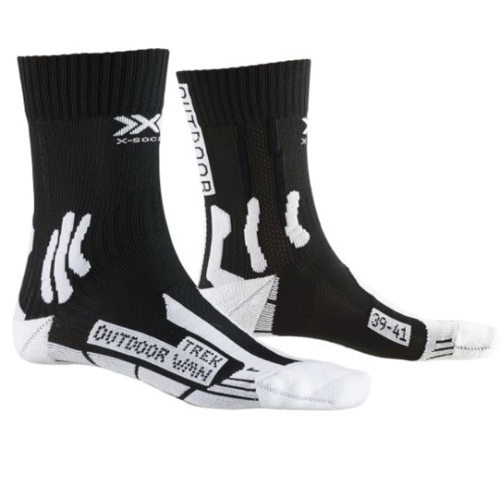 Термоноски женские X-Socks Trek Outdoor Opal Black / Arctic White