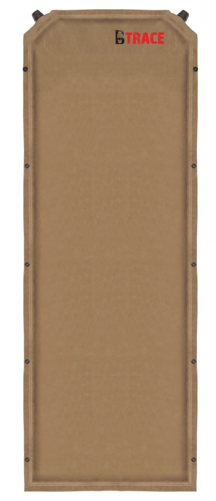 Коврик самонадувающийся BTrace Warm Pad 9, 190х63х9 (M0207) (коричневый)