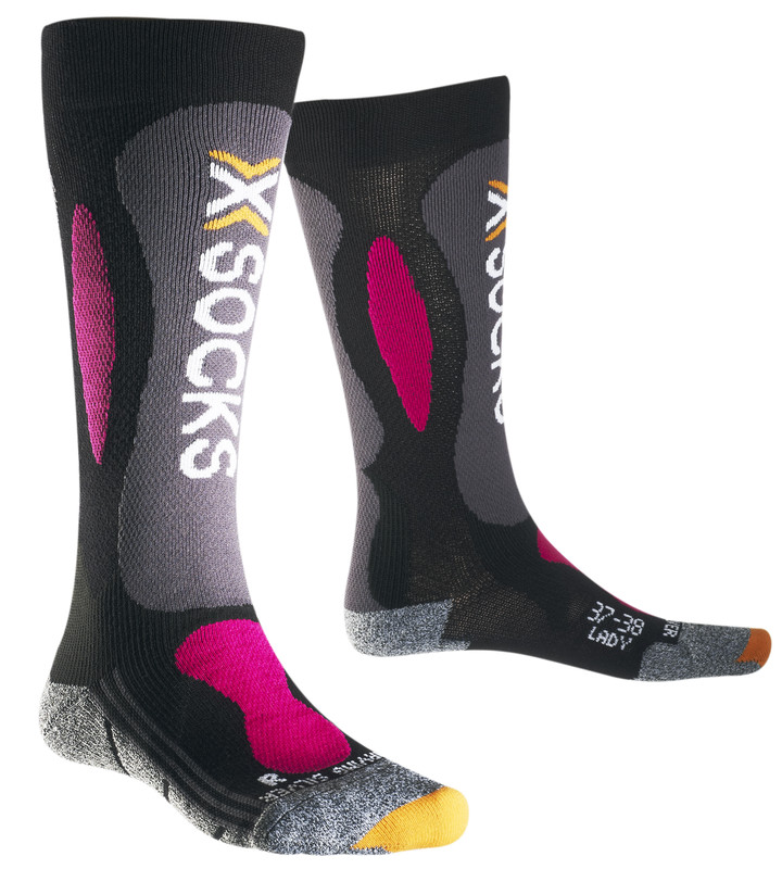 Женские горнолжные носки X-SOCKS SKI CARVING SILVER LADY