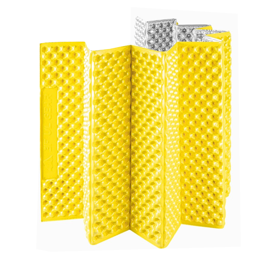 Сверхлегкий коврик 3F UL Gear Folding sleeping met 410 серебро/золото