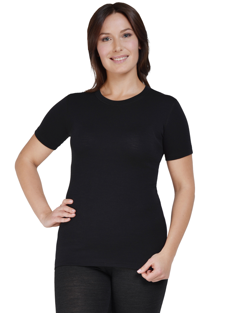 Женская футболка короткий рукав Norveg Soft черный