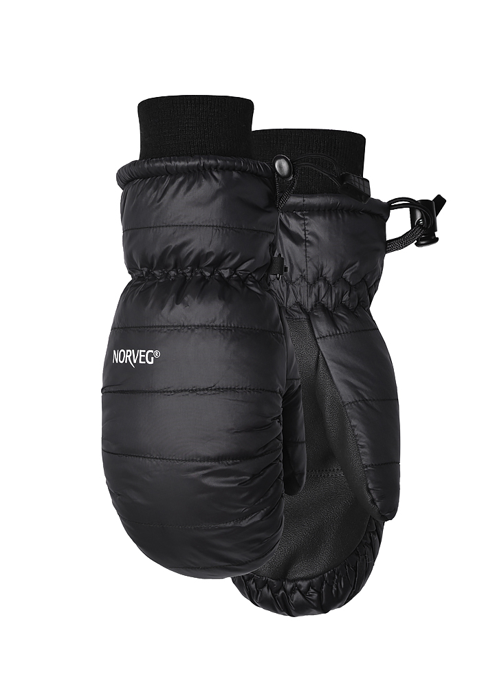 Детские зимние рукавицы Norveg из экокожи на синтепоне