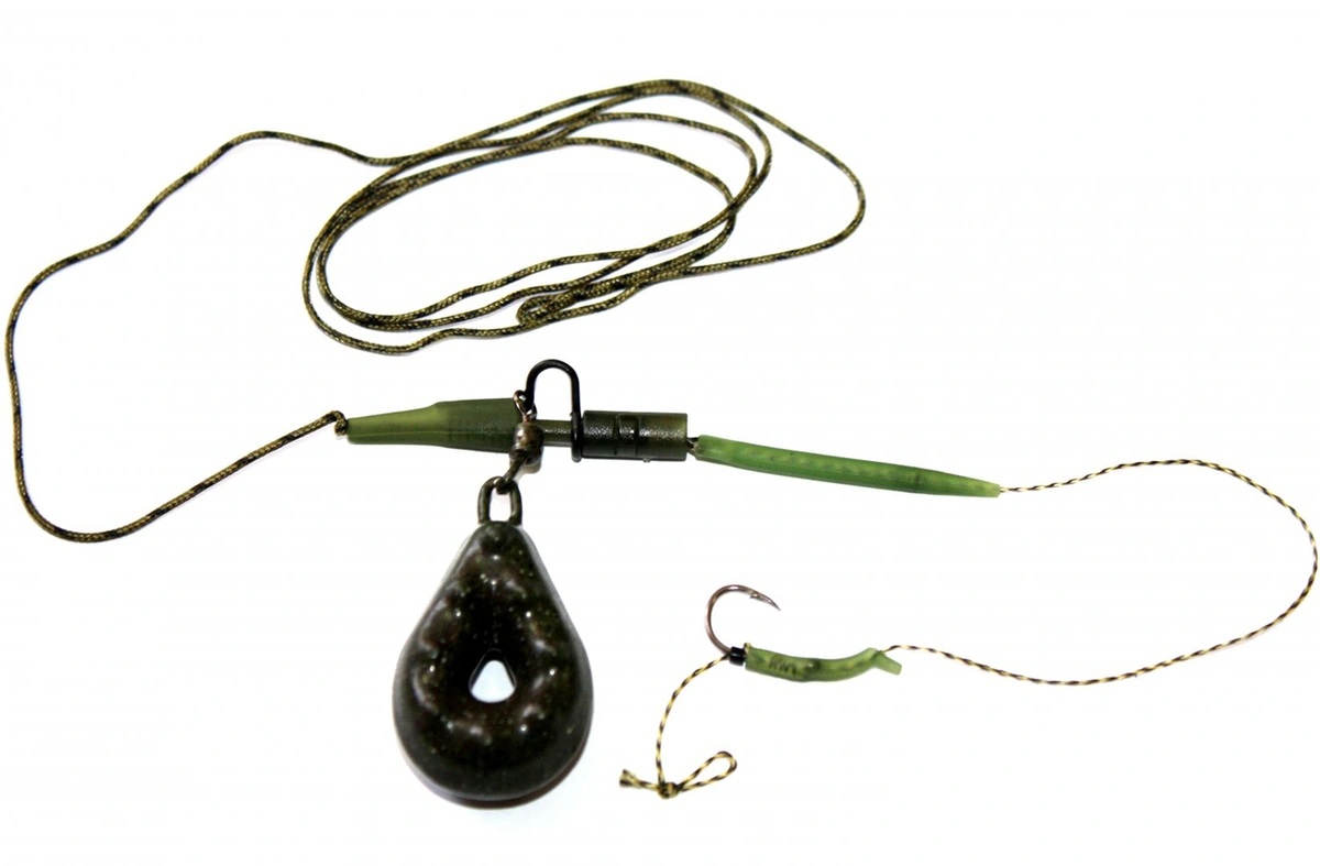 Монтаж карповый с грузом и безопасной клипсой 1 кр, 50 гр