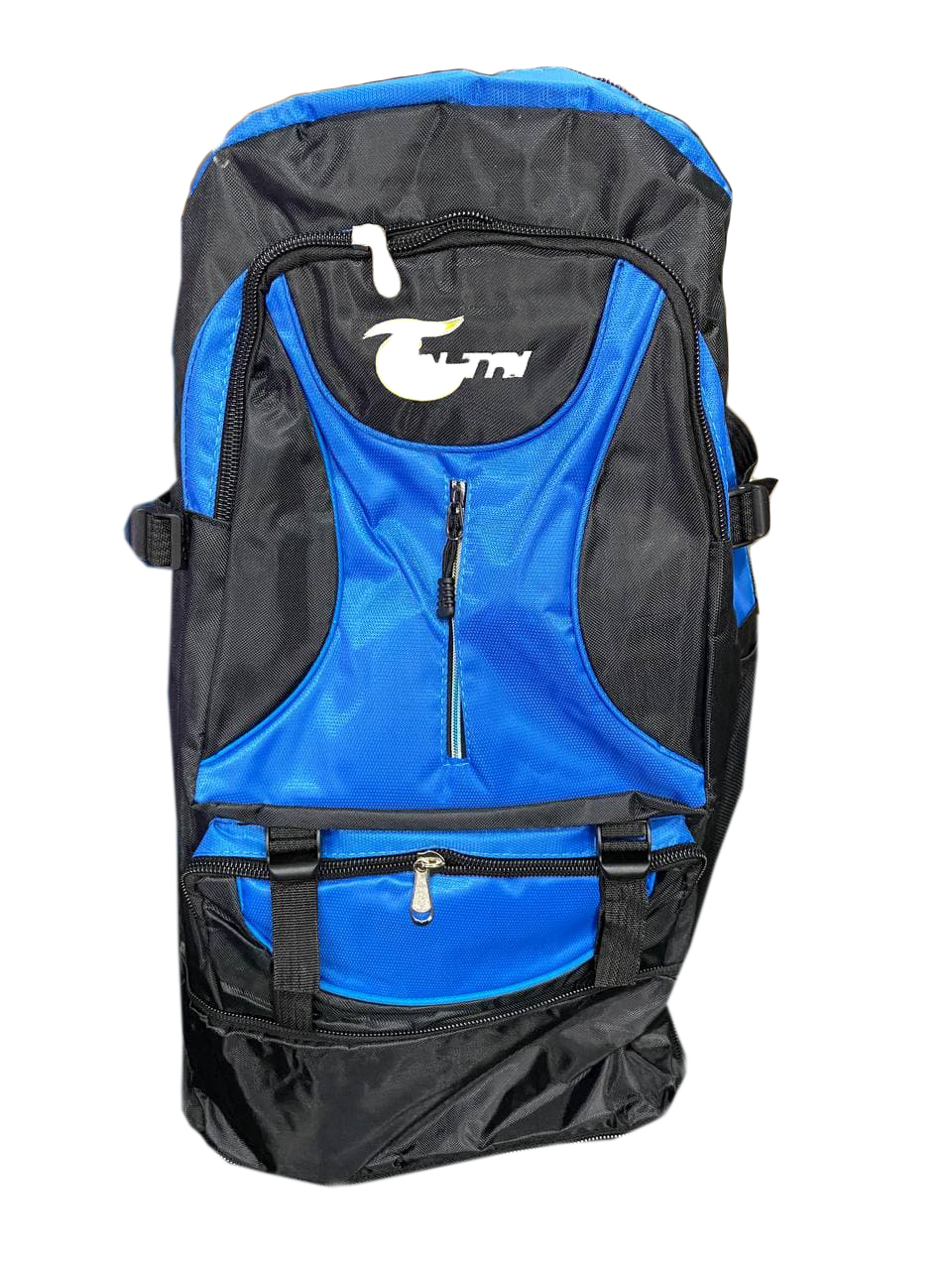 Рюкзак туристический 70 литров цвет черно-синий