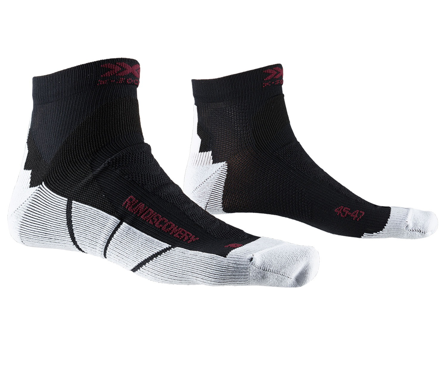 Термоноски для бега X-Socks Run Discovery Opal Black / Arctic White
