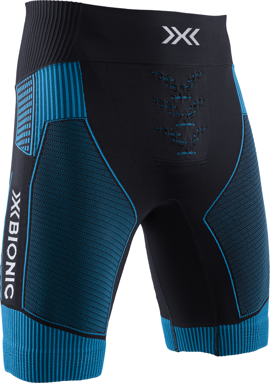 Мужские термошорты X- Bionic Effektor G2 Run Black/Acid Green Print