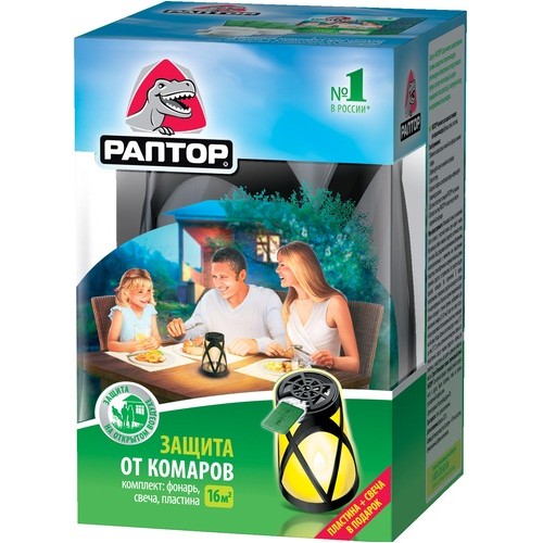 Фонарь от комаров РАПТОР
