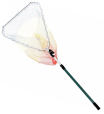 Подсак для рыбалки карповый, телескопический, длина ручки до 2 метров, диаметр 50 см / подсак рыболовный