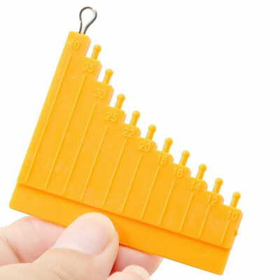 Рыболовный инструмент линейка для измерения длины волоса/ Измеритель для изготовления карповых поводков / Hair Gauge