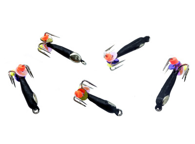 Мормышки для рыбалки Чертик корона 5 шт. 0,8 гр. вольфрам