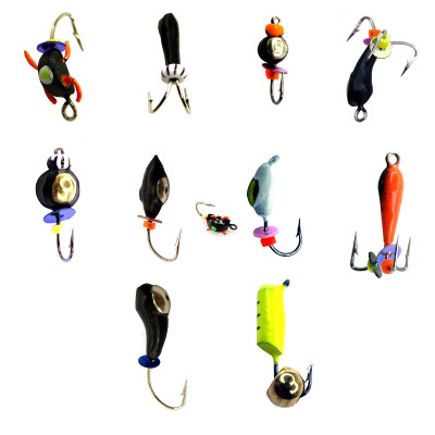 Мормышки вольфрамовые Ассорти на поклевку 10 шт