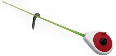 Удочка балалайка для рыбалки красный белый