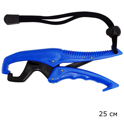Челюстной захват для рыбалки Липгрип 25см Захват для рыбы синий 25 см