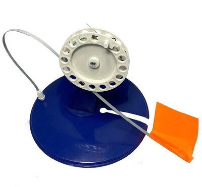 Набор оснащенных жерлиц с тройником в сумке 10 шт