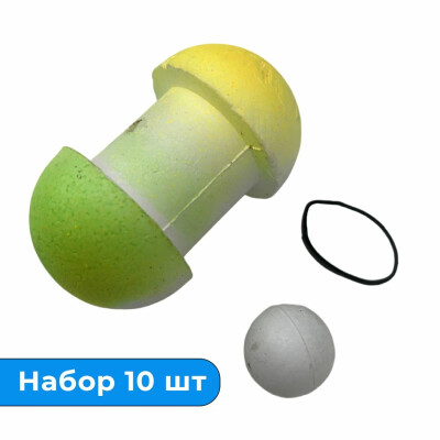 Колобашка якорная Жерлица для ловли хищника неоснащенная 10 шт