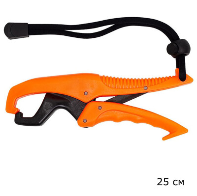 Челюстной захват для рыбалки 25см Липгрип Захват для рыбы оранжевый 25 см