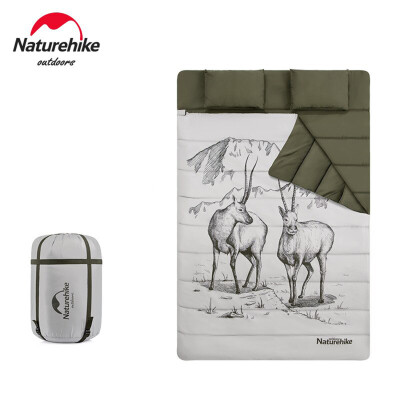 Спальный мешок с подушками NatureHike NH21MSD06 Тибетская антилопа
